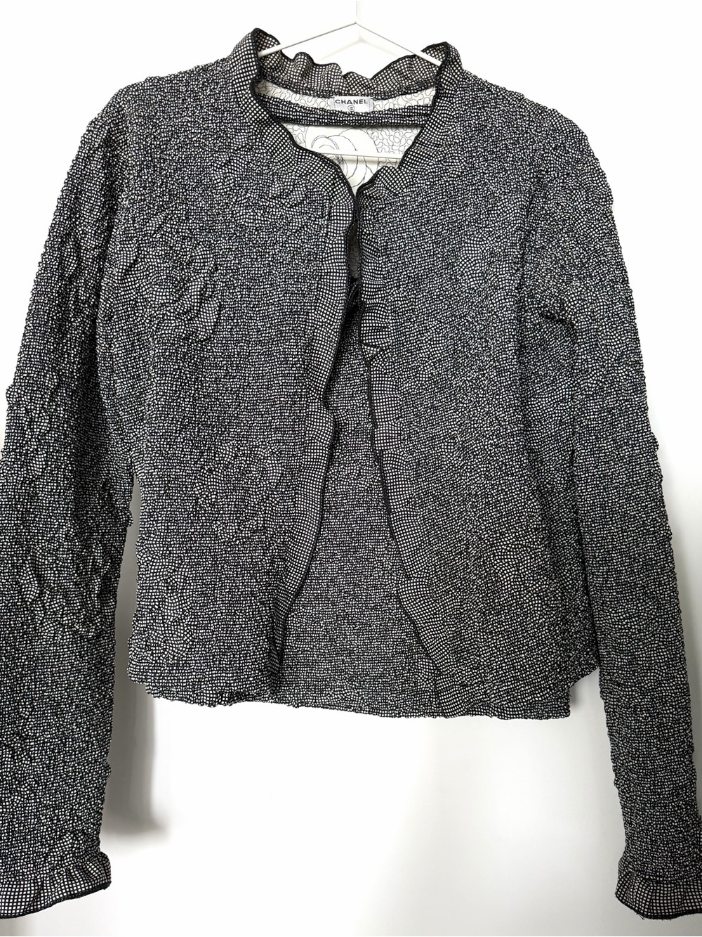 CHANEL 2004 Black and White Camellia Ensemble (100% Authentic)